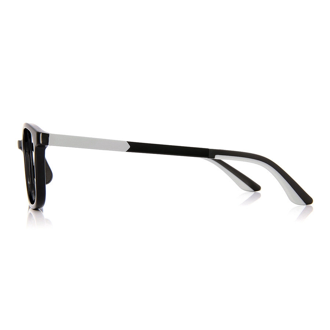 Junni Black Full Rim Rectangle left side