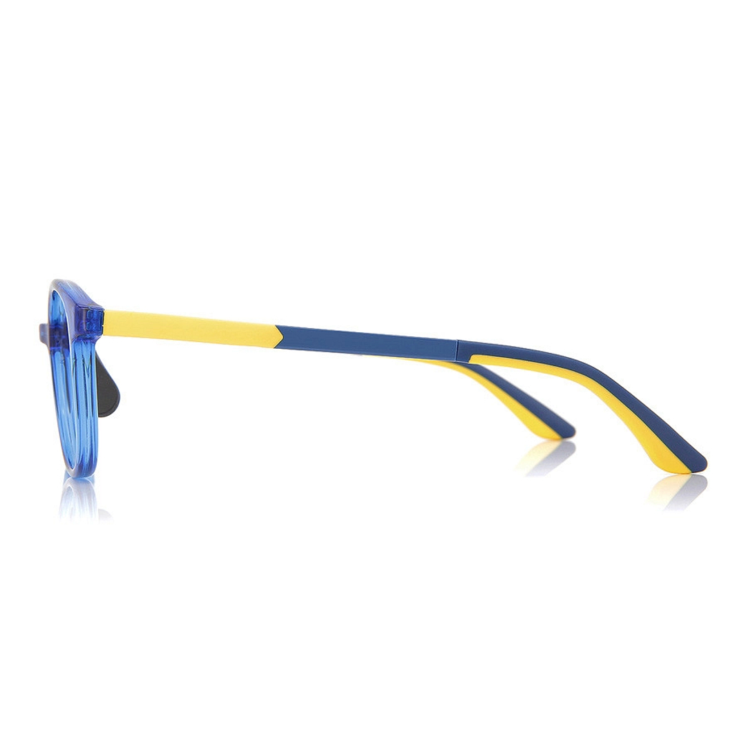 Junni Sky Blue Full Rim Boston left side