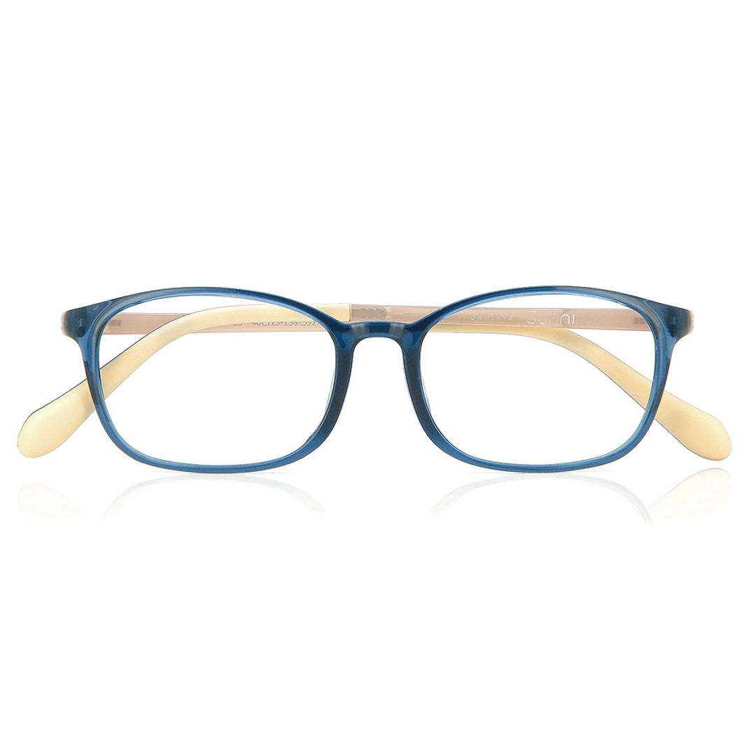 Junni Blue Full Rim Rectangle right side