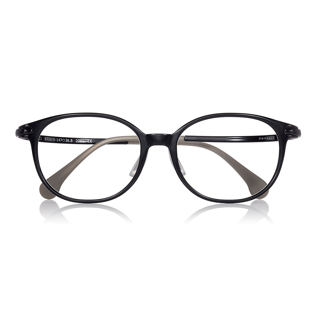 Junni Black Full Rim Boston right side