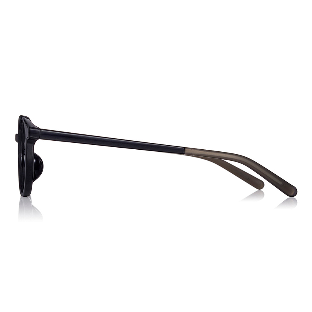 Junni Black Full Rim Boston left side