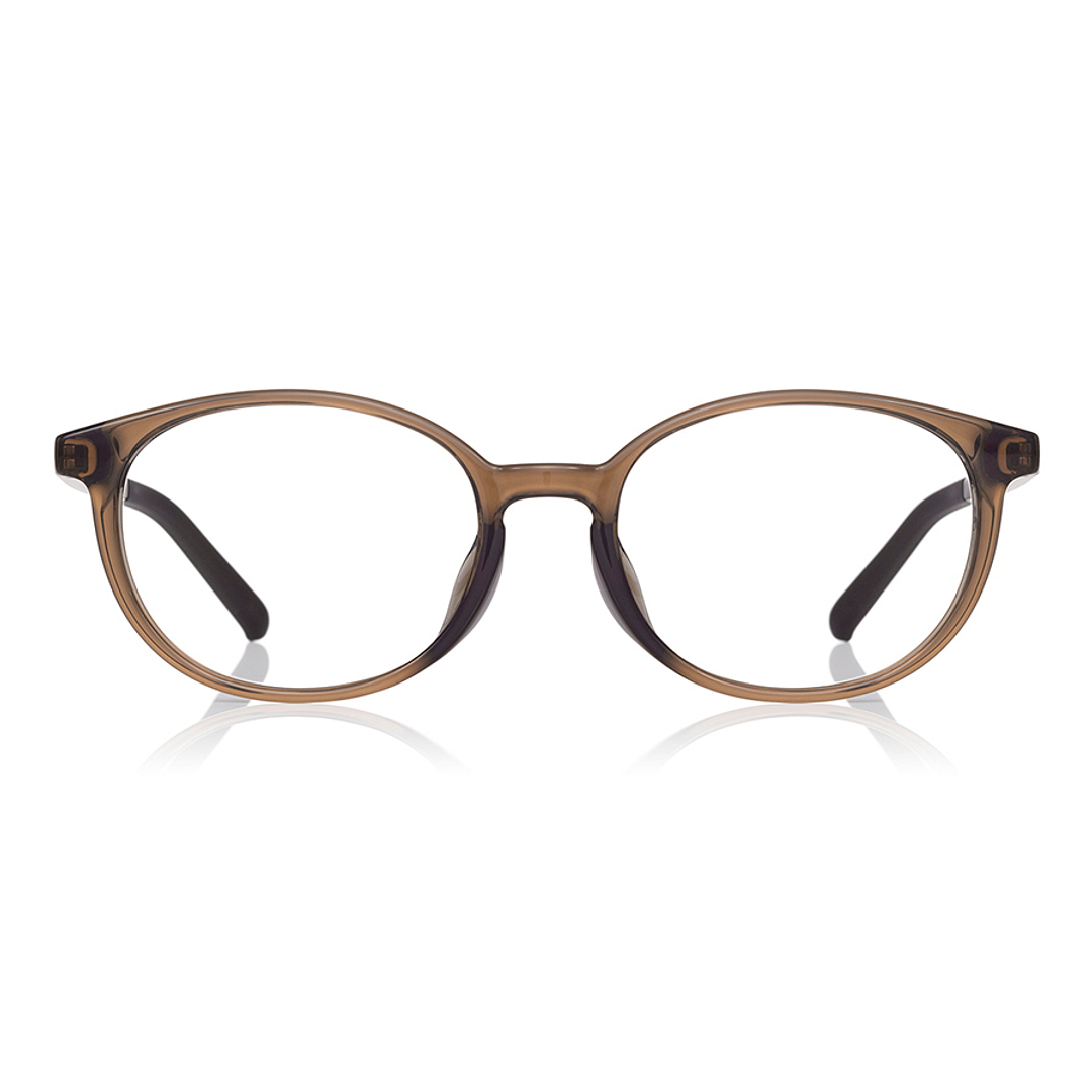 Junni Light Brown Full Rim Boston right side