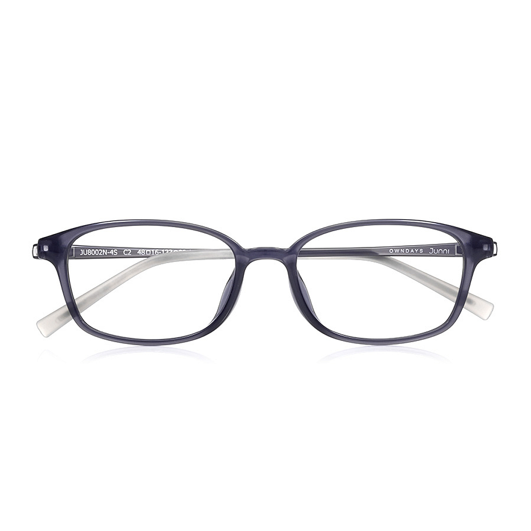 Junni Gray Transparent Full Rim Rectangle right side