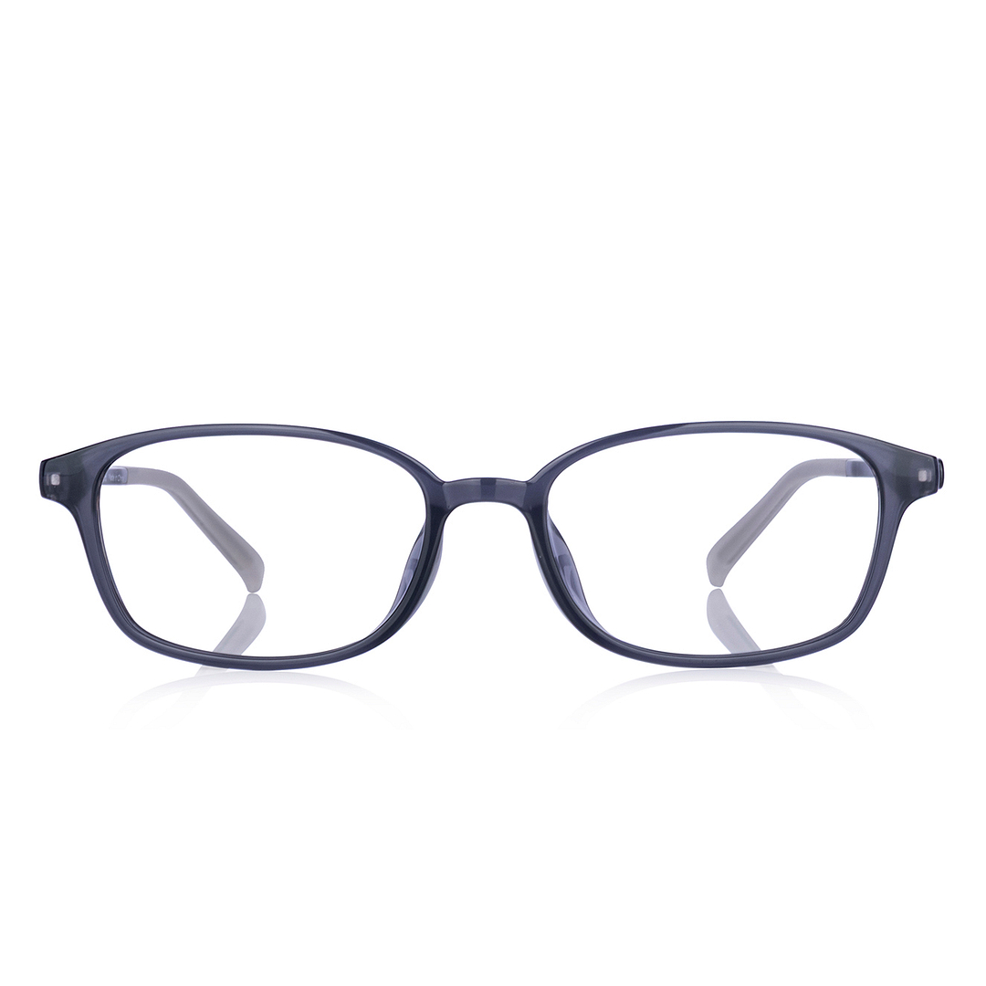 Junni Gray Transparent Full Rim Rectangle right side