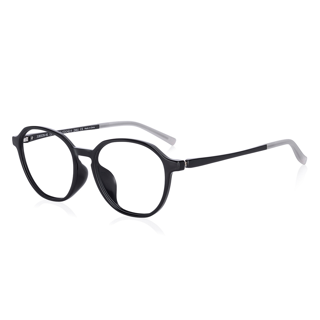 Junni Black Full Rim Boston left side