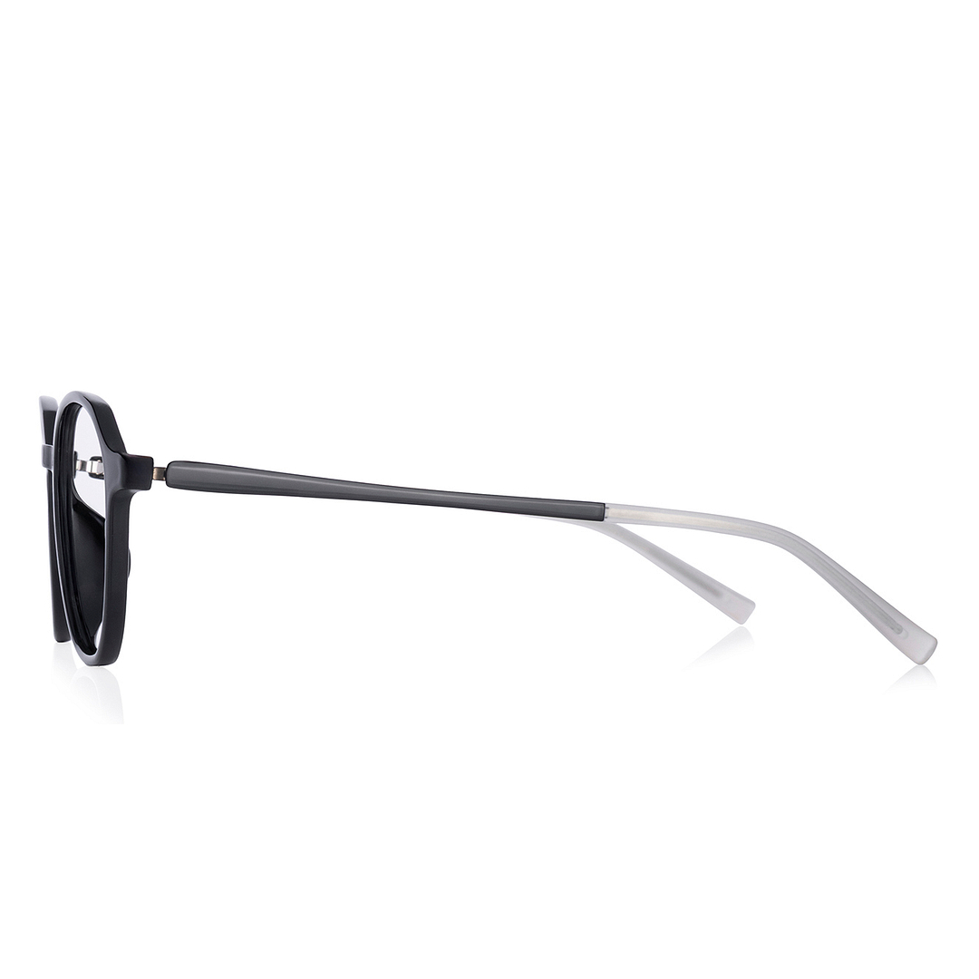 Junni Black Full Rim Boston left side
