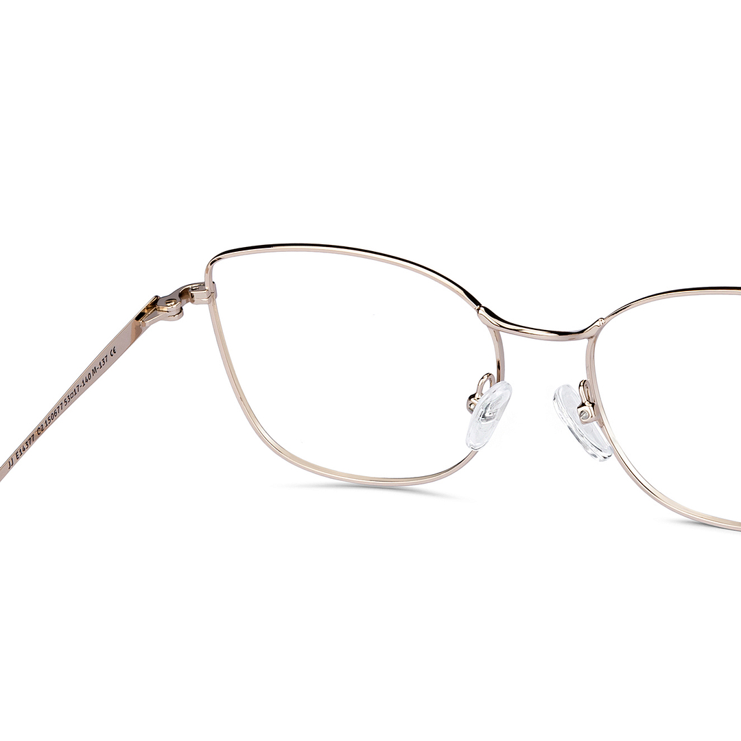 John Jacobs Online Gold Full Rim Cat Eye right side