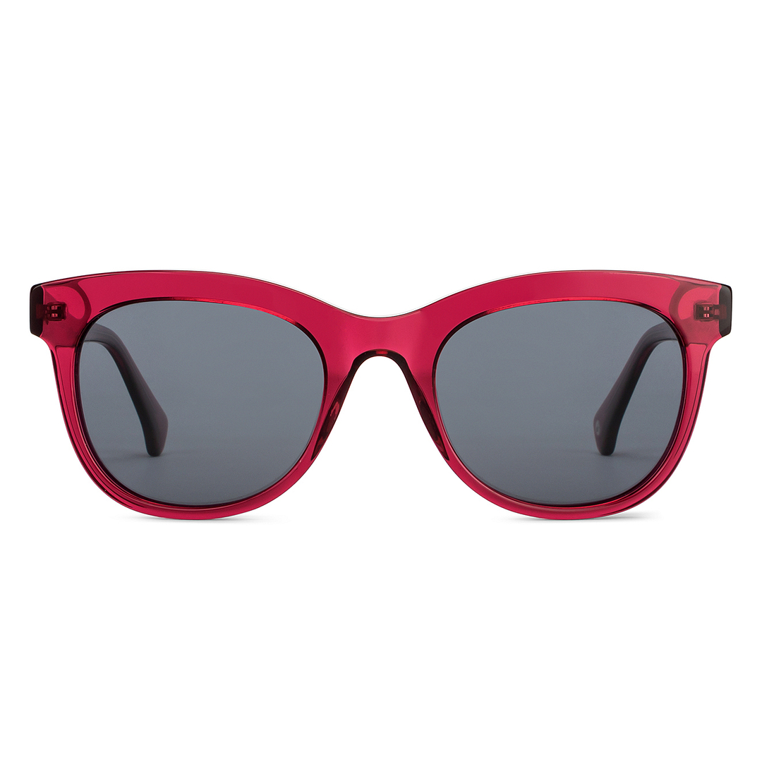 John Jacobs Online Red Full Rim Square left side