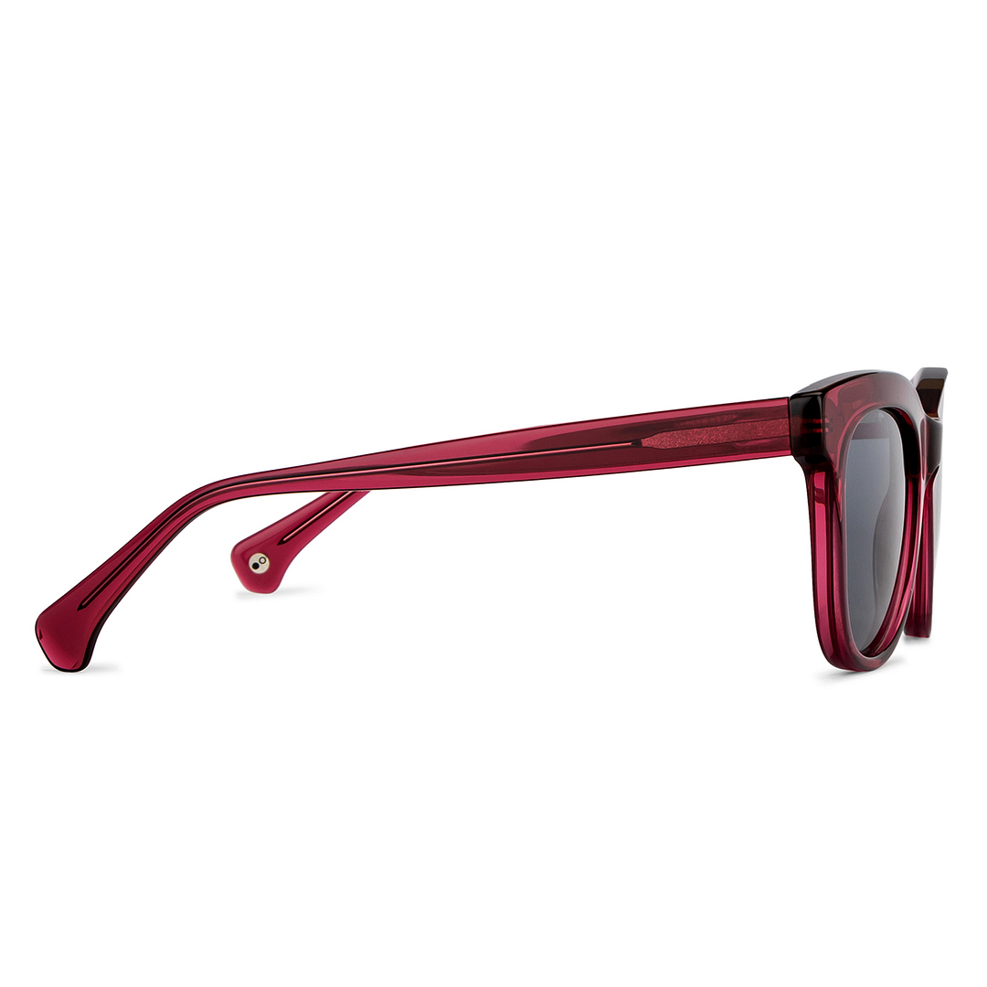 John Jacobs Online Red Full Rim Square left side