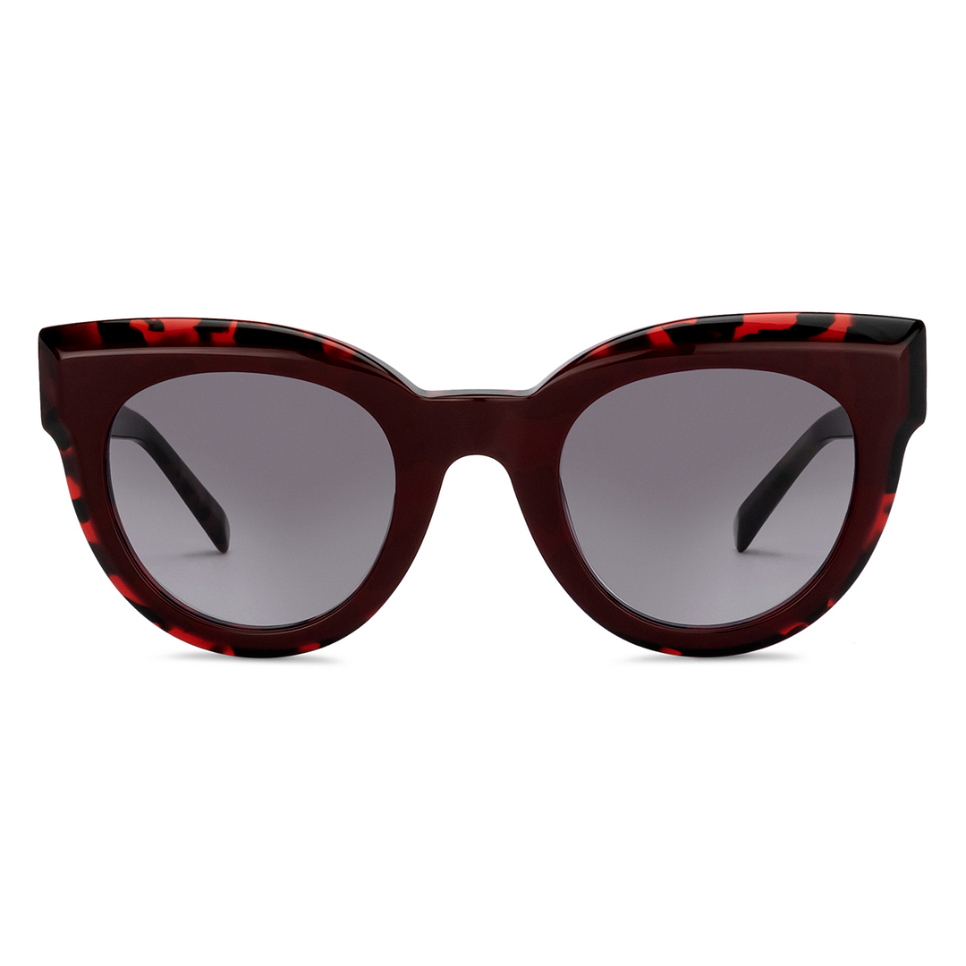 John Jacobs Online Red Full Rim Cat Eye left side