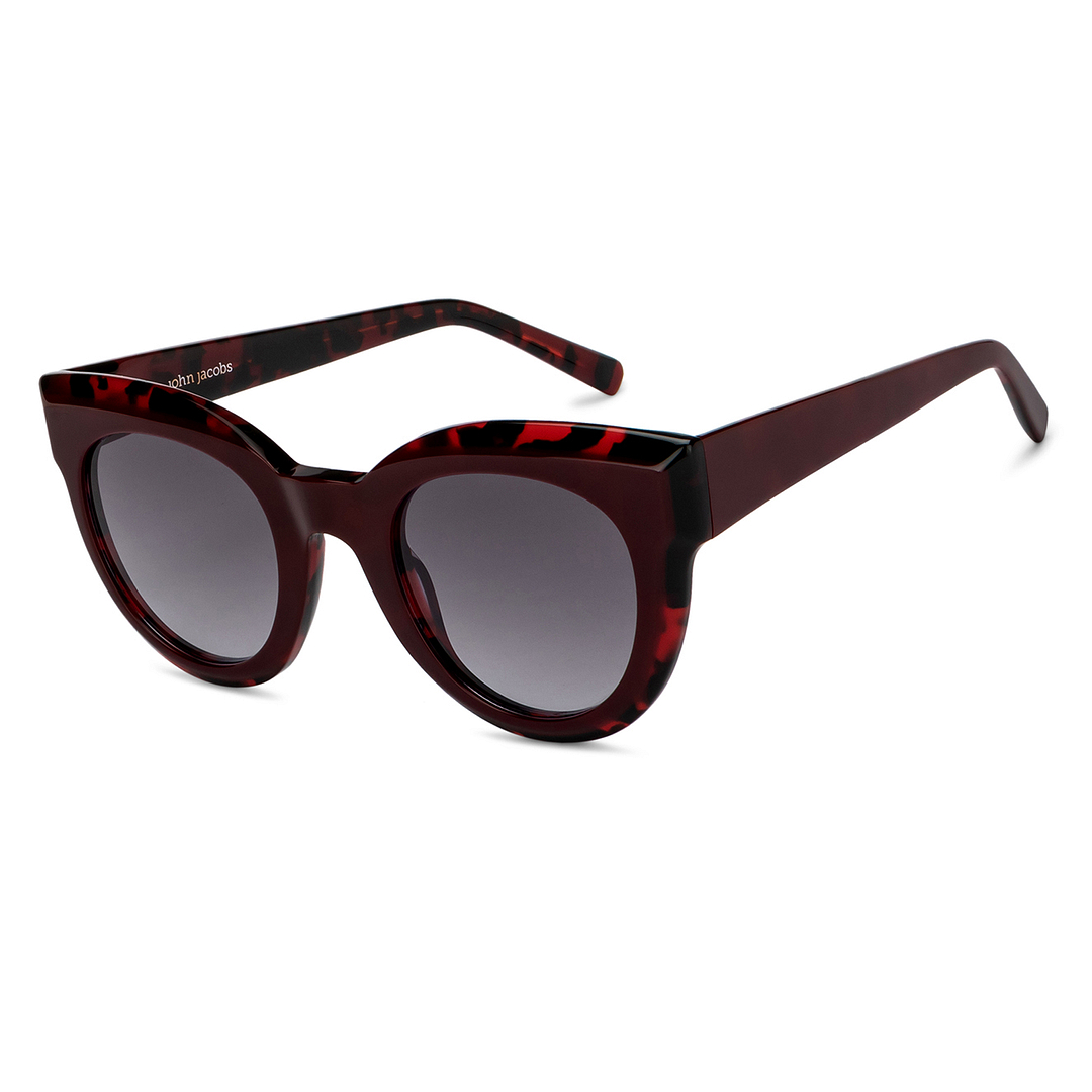 John Jacobs Online Red Full Rim Cat Eye right side