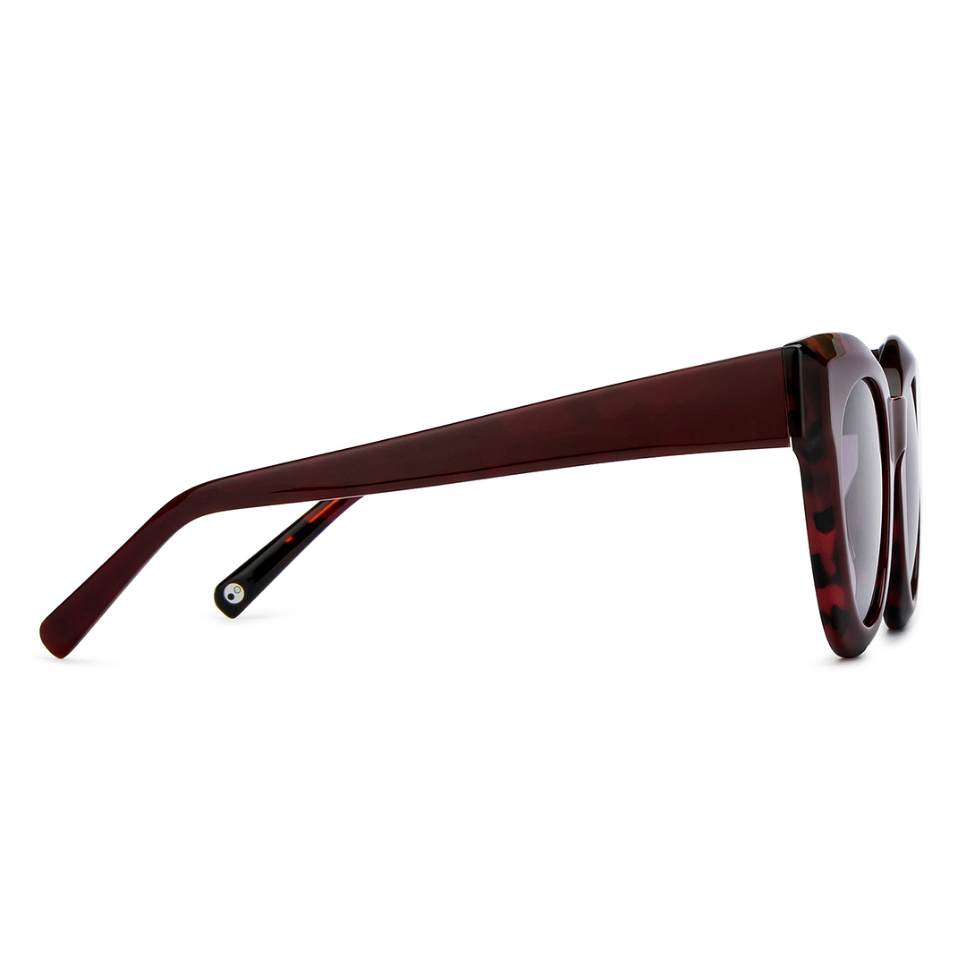 John Jacobs Online Red Full Rim Cat Eye left side