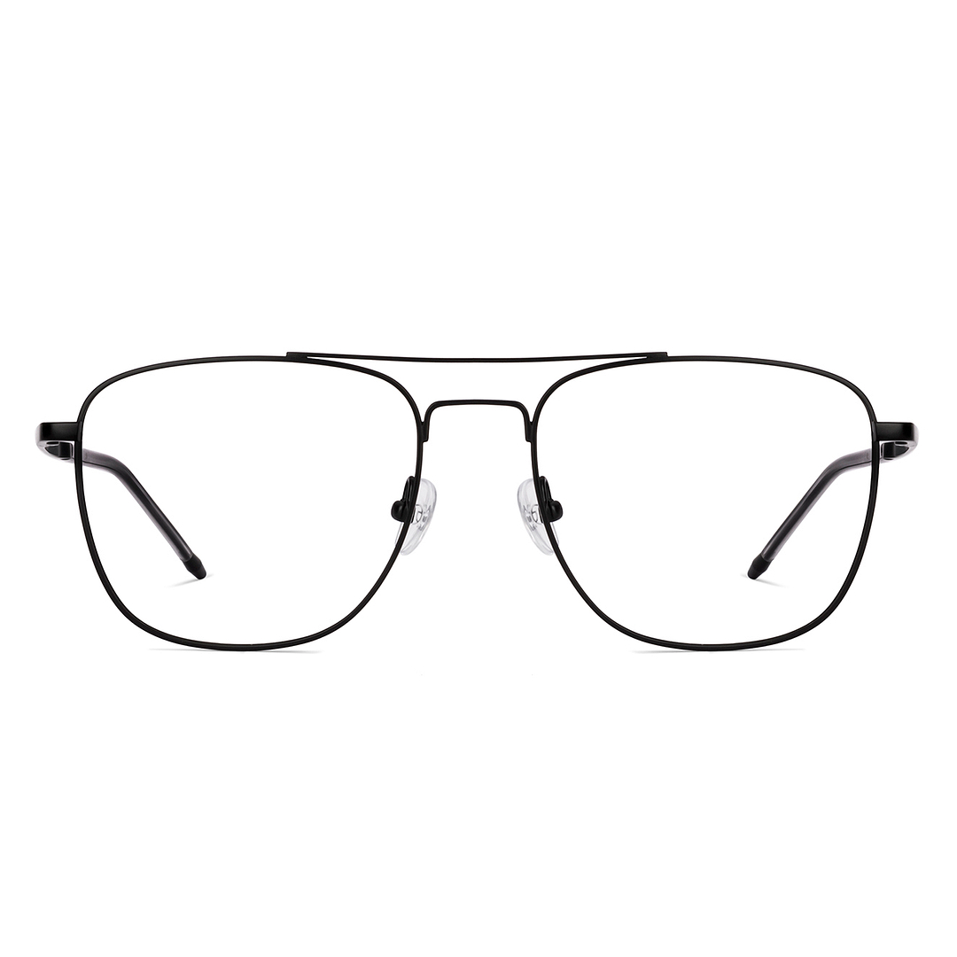 John Jacobs Black Full Rim Square right side