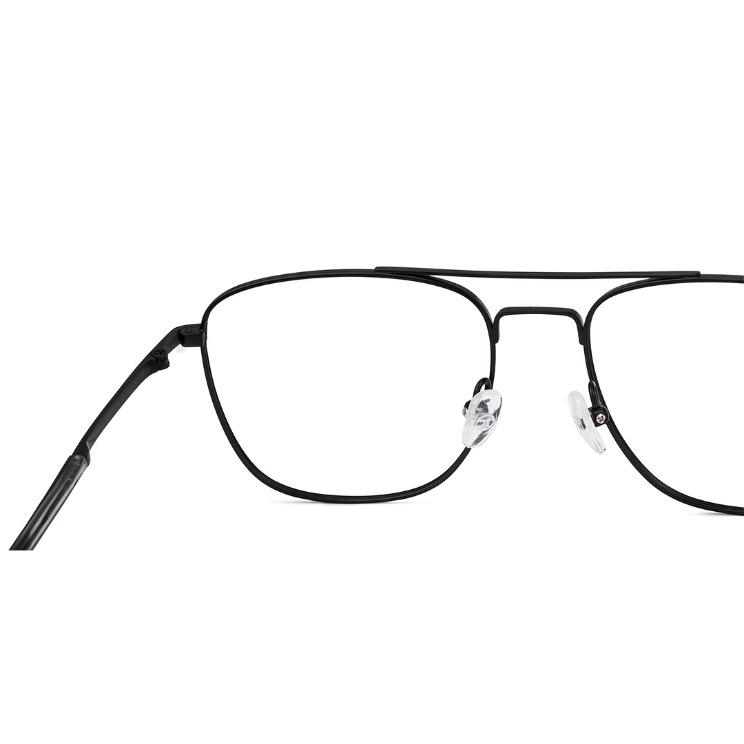 John Jacobs Black Full Rim Square right side