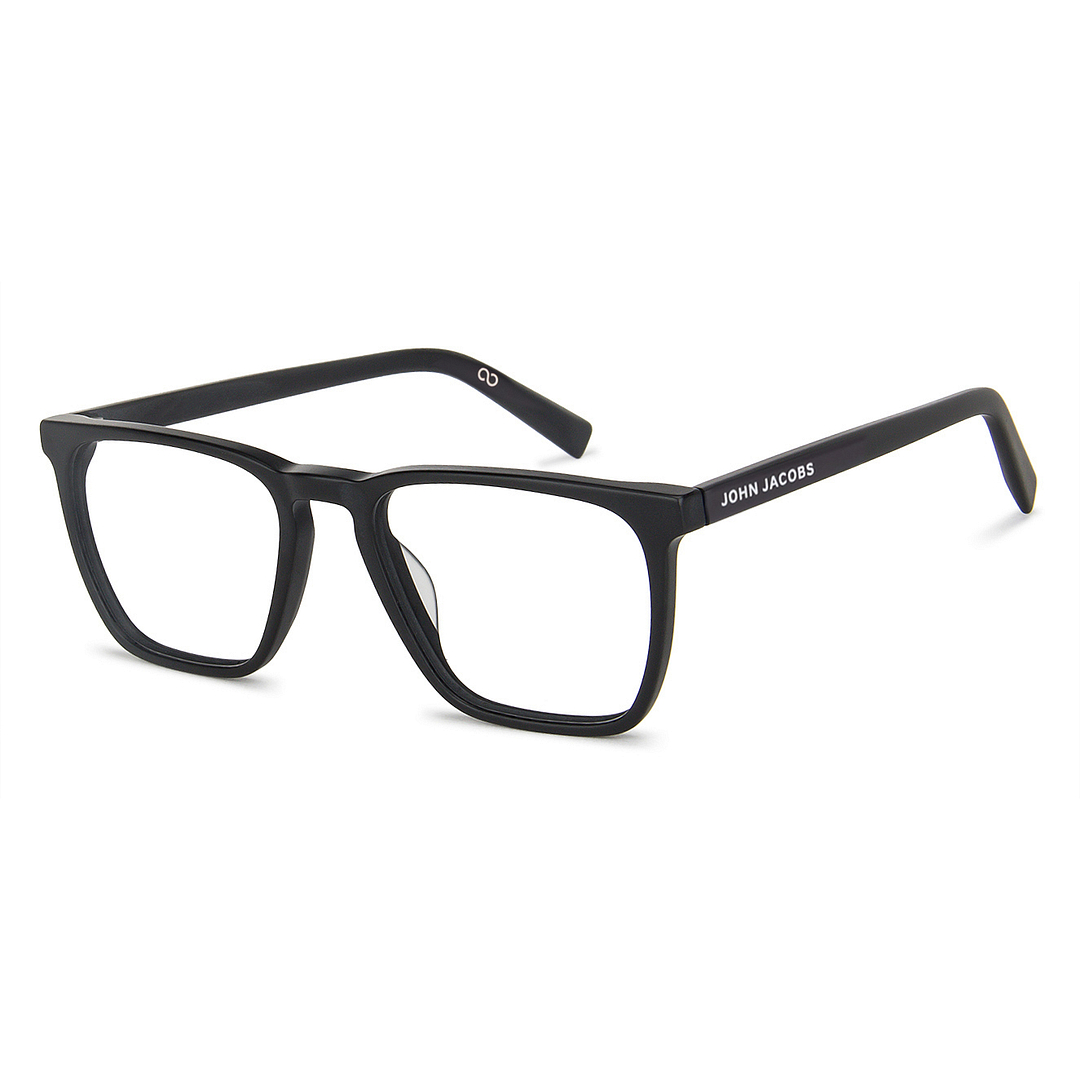 Buy Matte Black Full Rim Square John Jacobs Rich Acetate JJ E13343