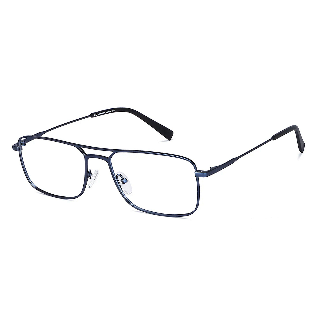 John Jacobs Online Sky Blue Full Rim Square right side