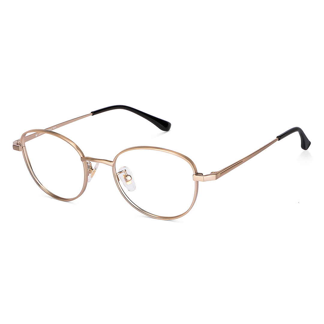 John Jacobs Online Gold Full Rim Oval right side