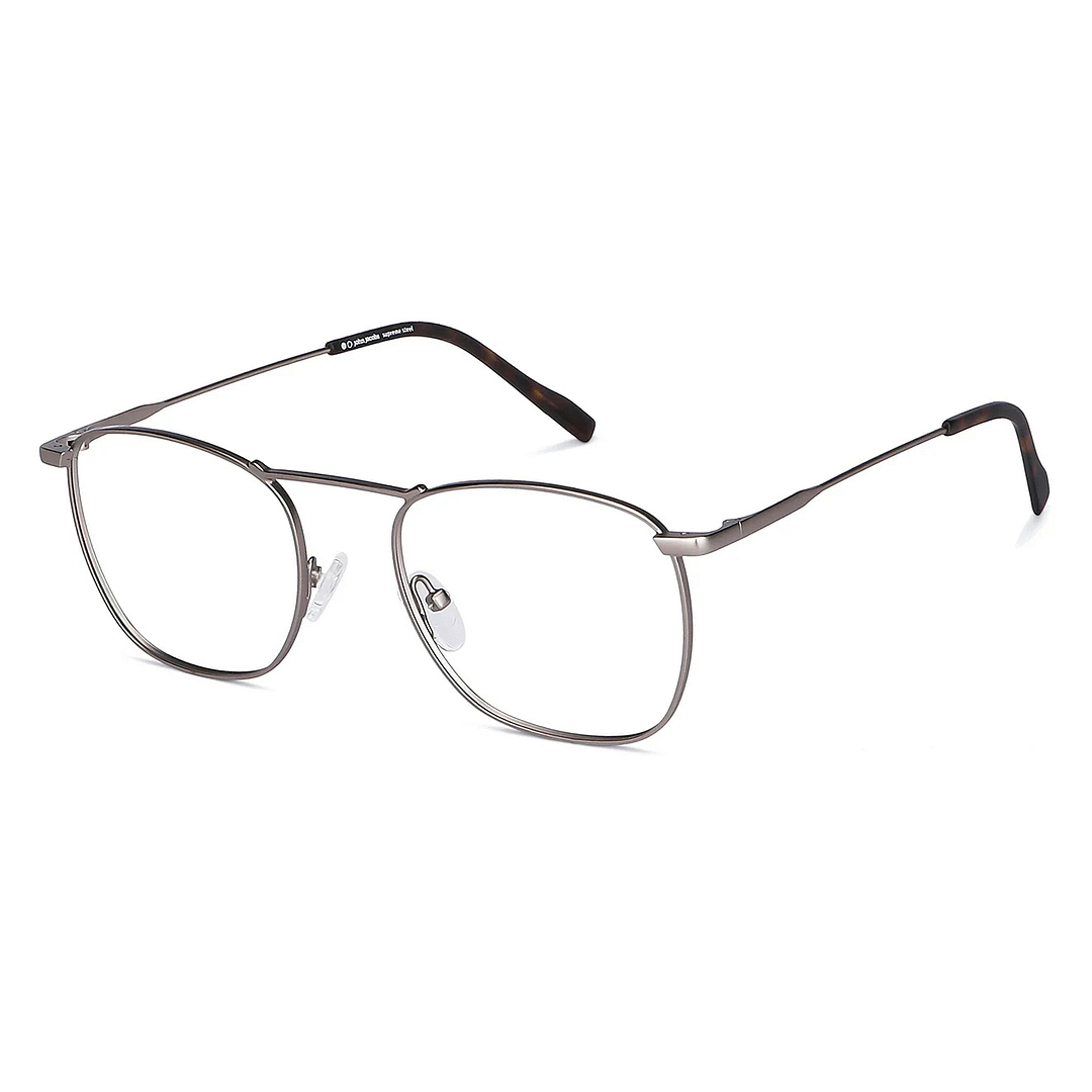 John Jacobs Online Mid Gunmetal Full Rim Square right side