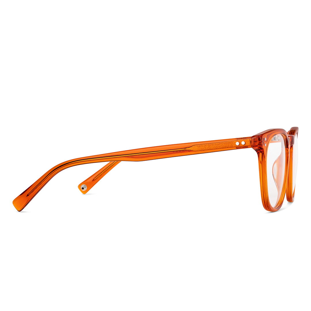John Jacobs Online Orange Full Rim Square left side