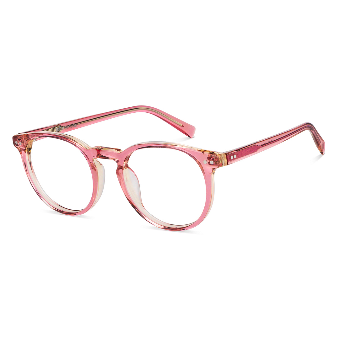 John Jacobs Online Pink Full Rim Round right side