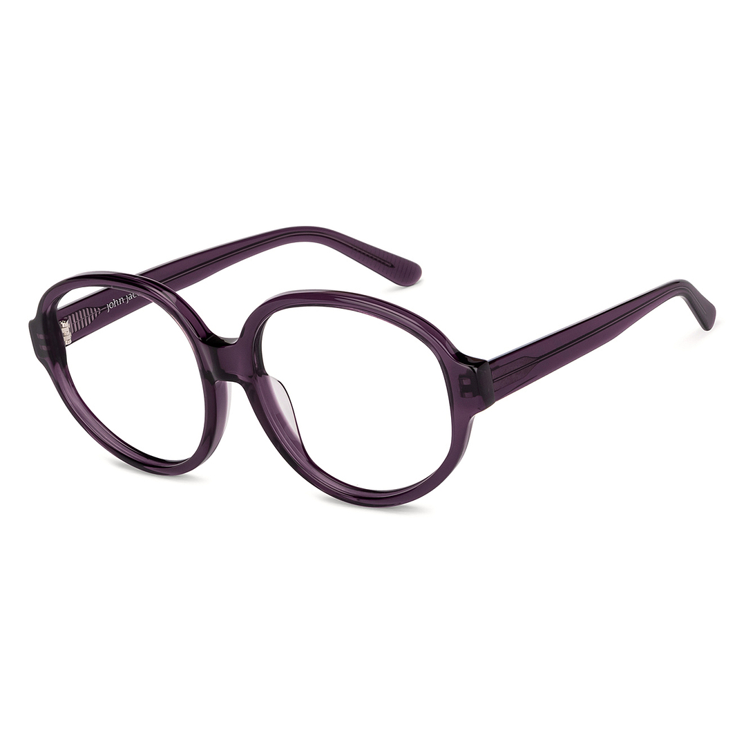 John Jacobs Purple Full Rim Round right side
