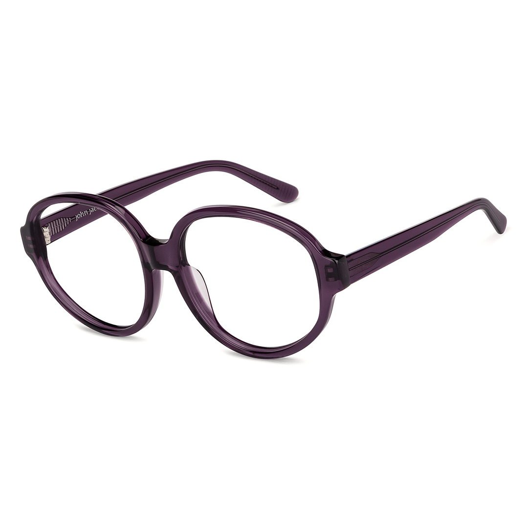 John Jacobs Purple Full Rim Round right side