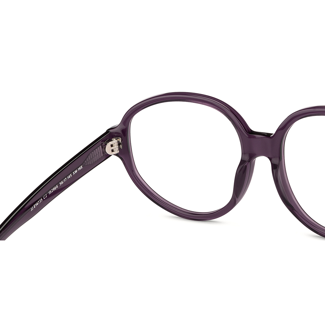 John Jacobs Purple Full Rim Round right side