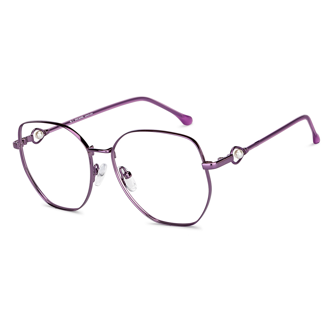 John Jacobs Online Purple Full Rim Square right side