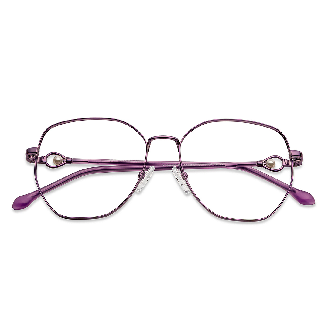John Jacobs Online Purple Full Rim Square left side