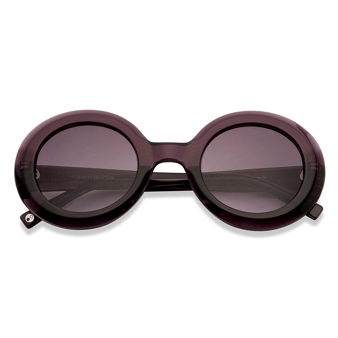 John Jacobs Online Purple Full Rim Round left side