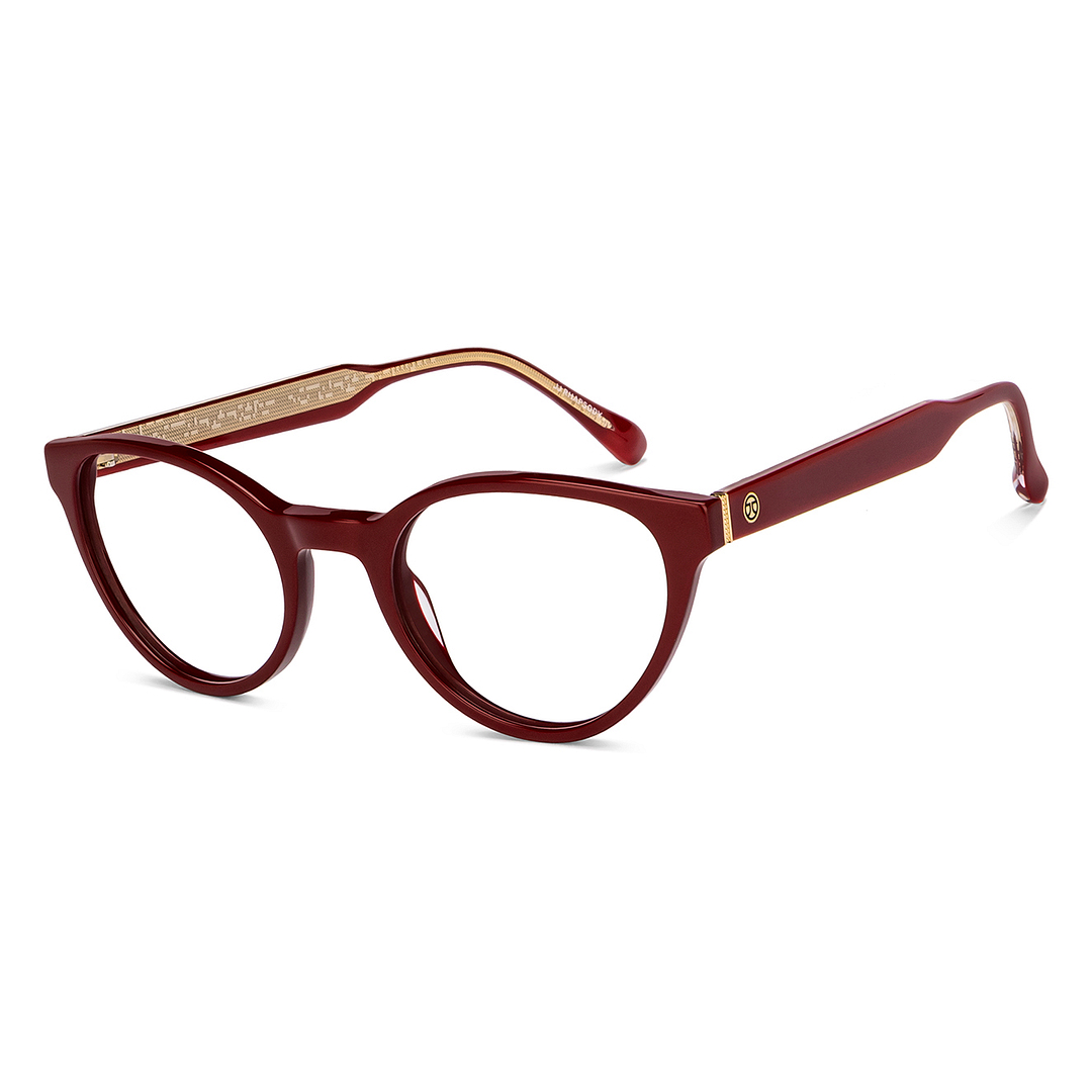 John Jacobs Online Red Full Rim Cat Eye right side