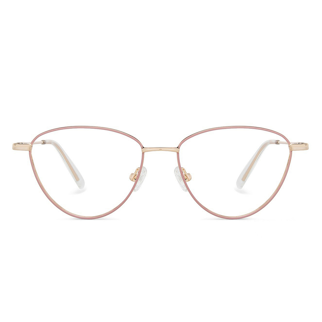 John Jacobs Online Rose Gold Full Rim Cat Eye right side