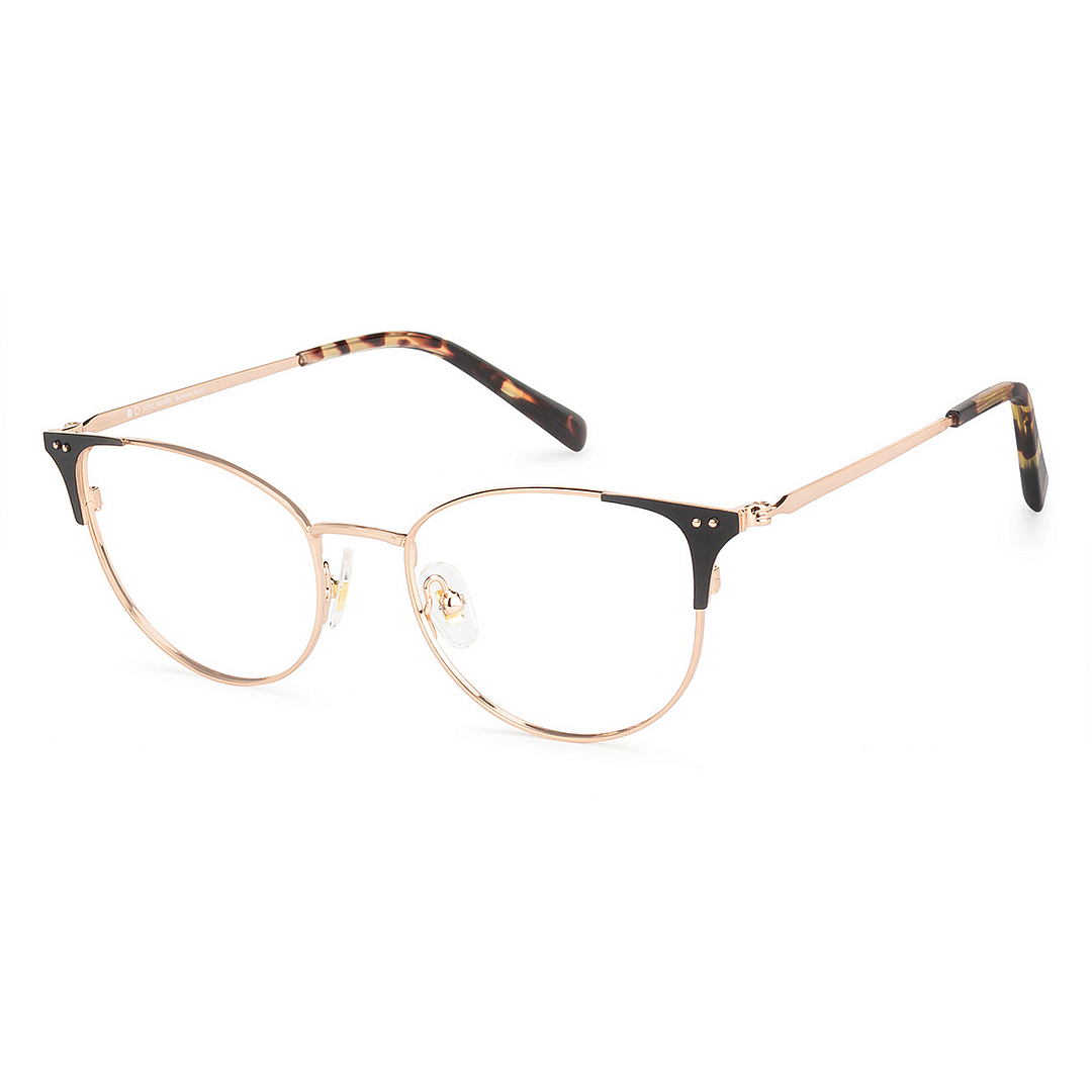 John Jacobs Online Rose Gold Full Rim Cat Eye left side