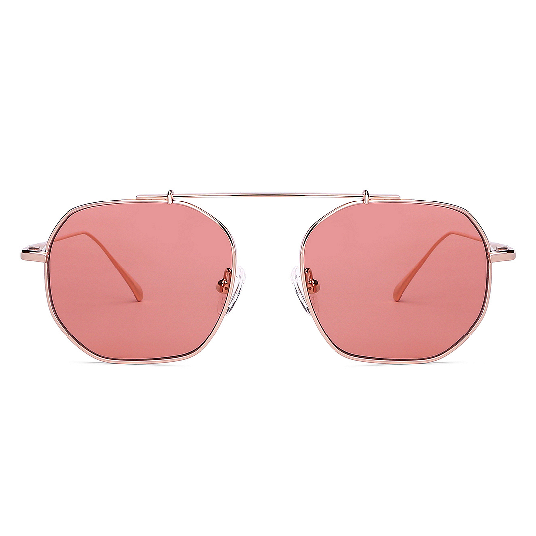 John Jacobs Online Rose Gold Full Rim Geometric right side