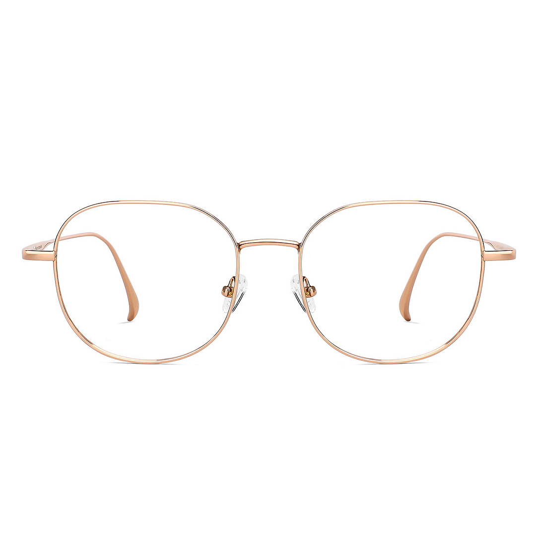 John Jacobs Online Gold Full Rim Round right side