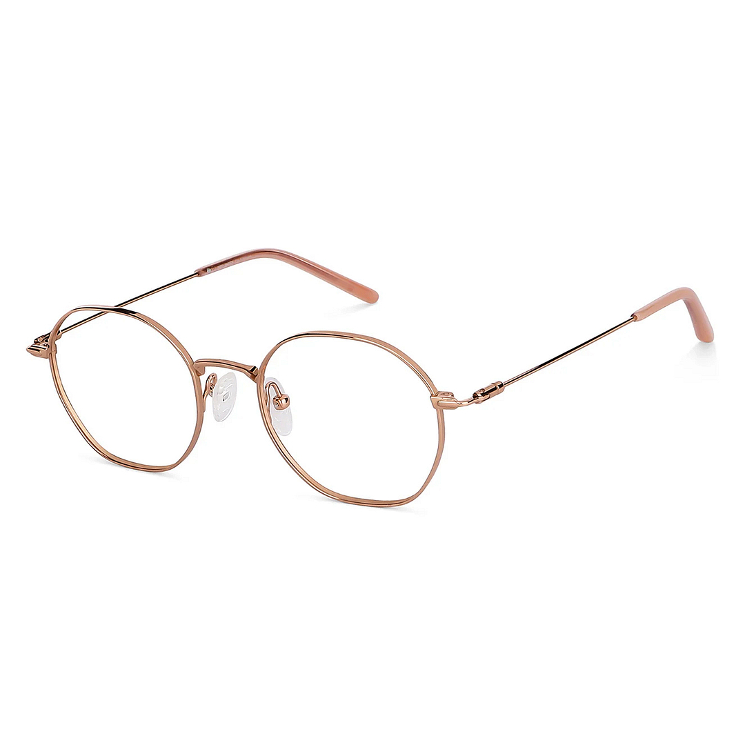 John Jacobs Rose Gold Full Rim Round right side
