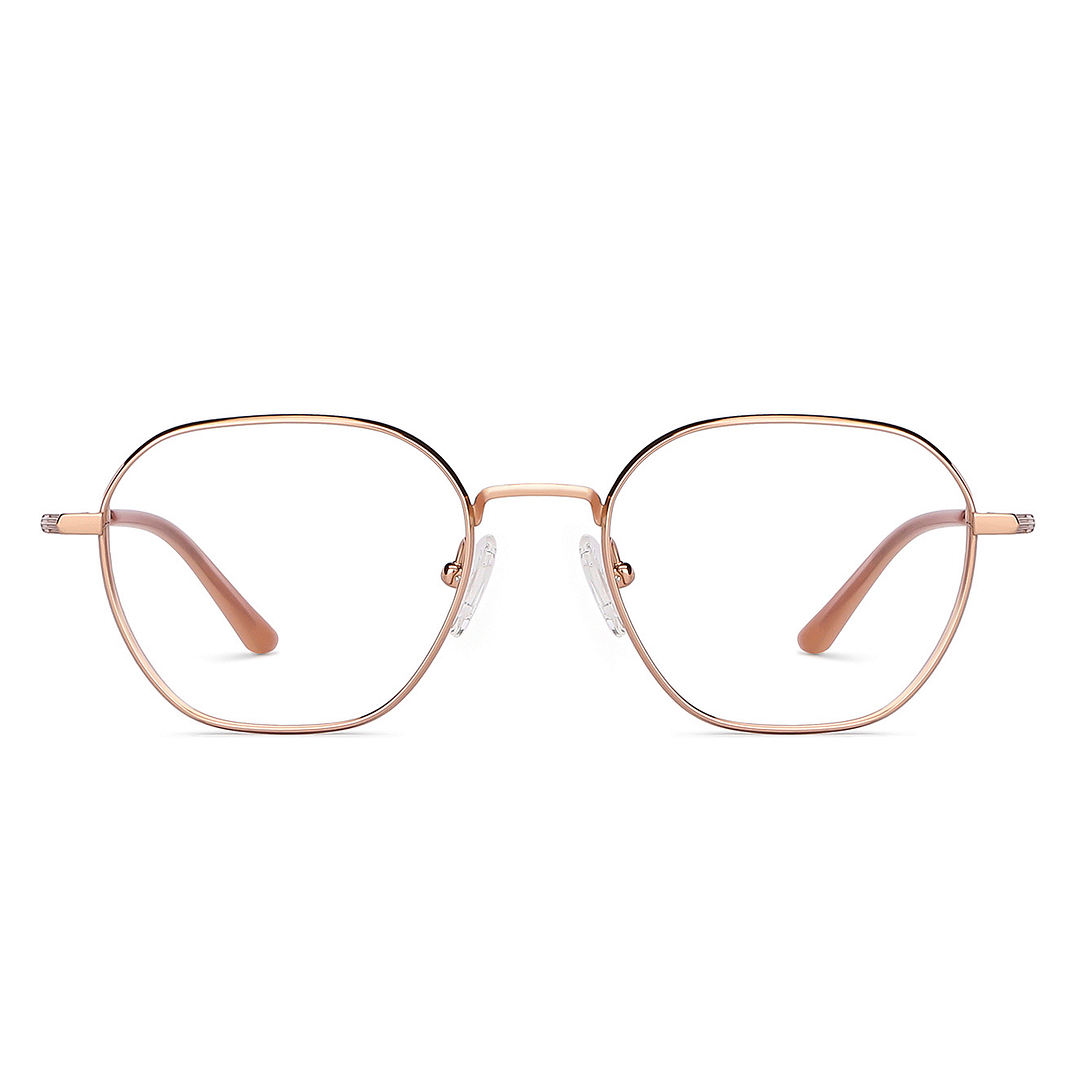 John Jacobs Rose Gold Full Rim Square right side