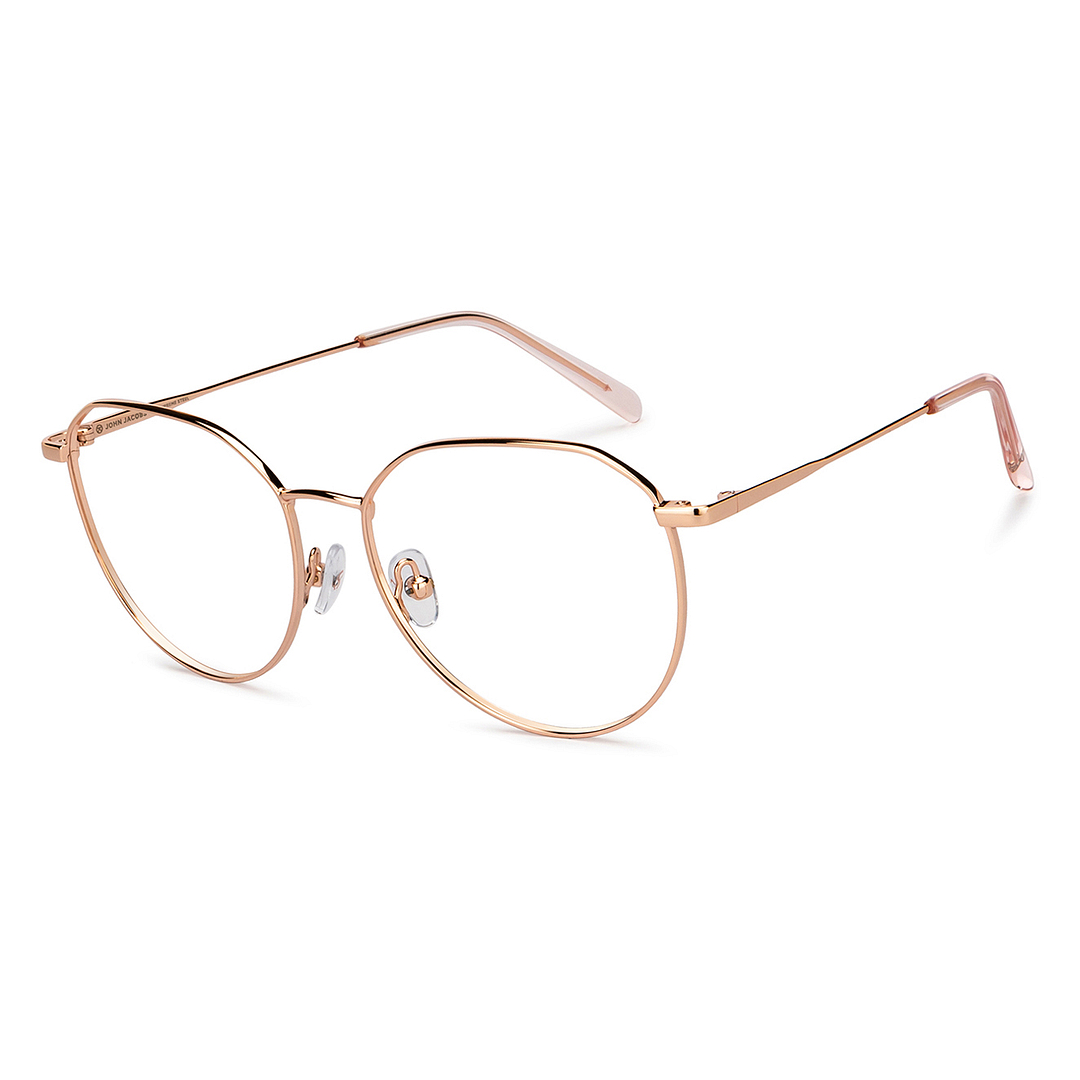 John Jacobs Rose Gold Full Rim Round right side