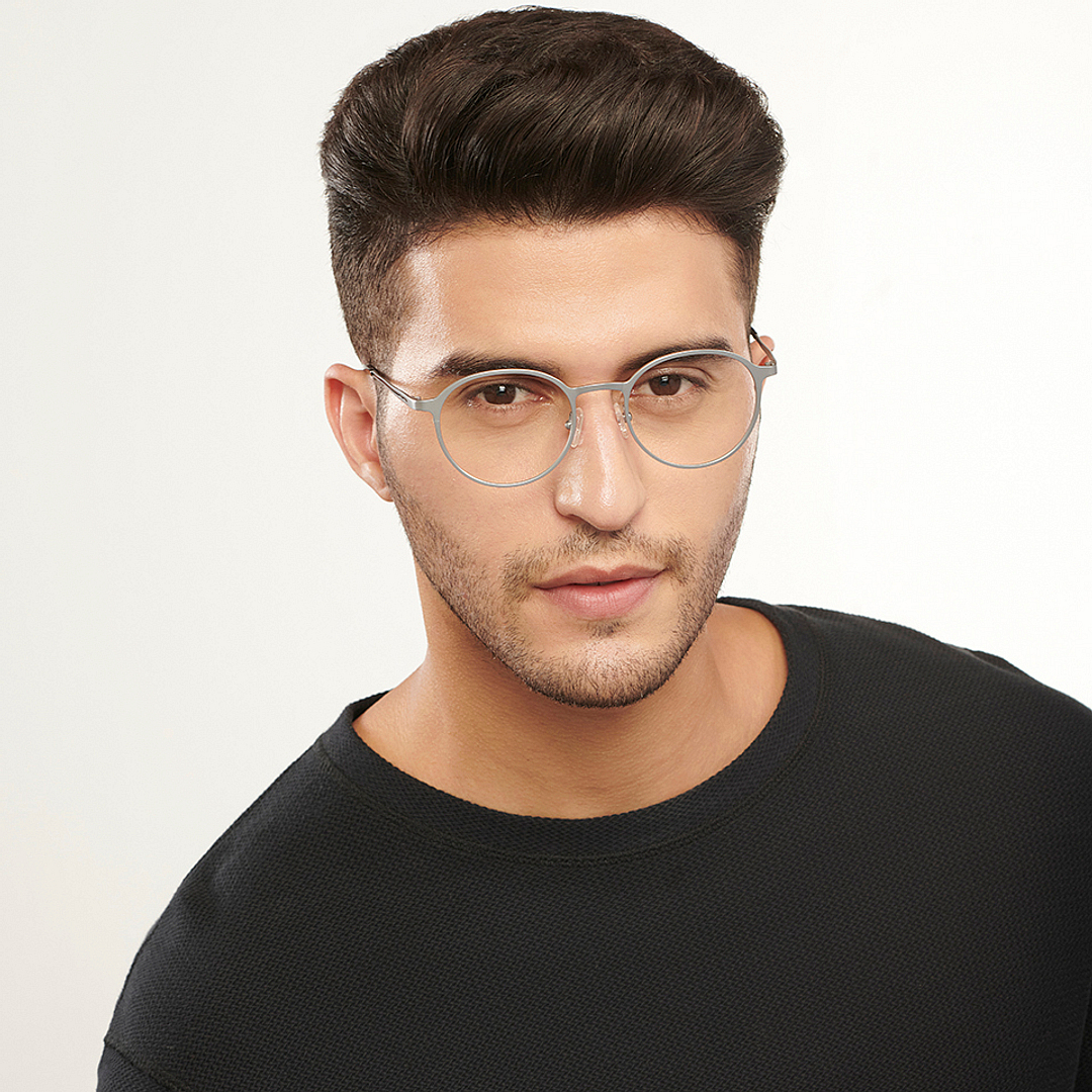 John Jacobs Online Silver Full Rim Round right side