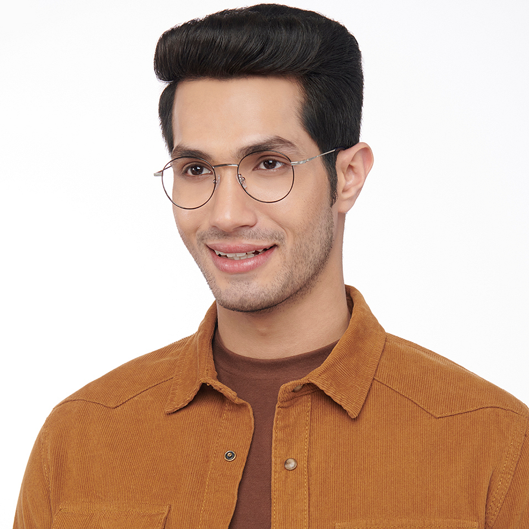 John Jacobs Online Silver Full Rim Round right side