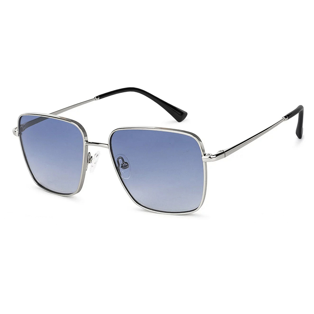 John Jacobs Online Silver Full Rim Square left side