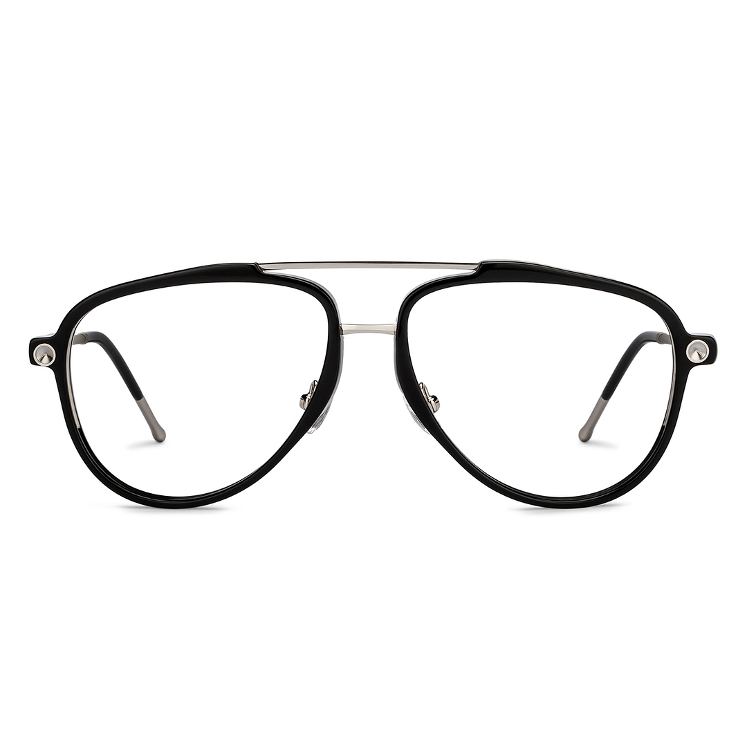 John Jacobs Online Silver Full Rim Aviator left side