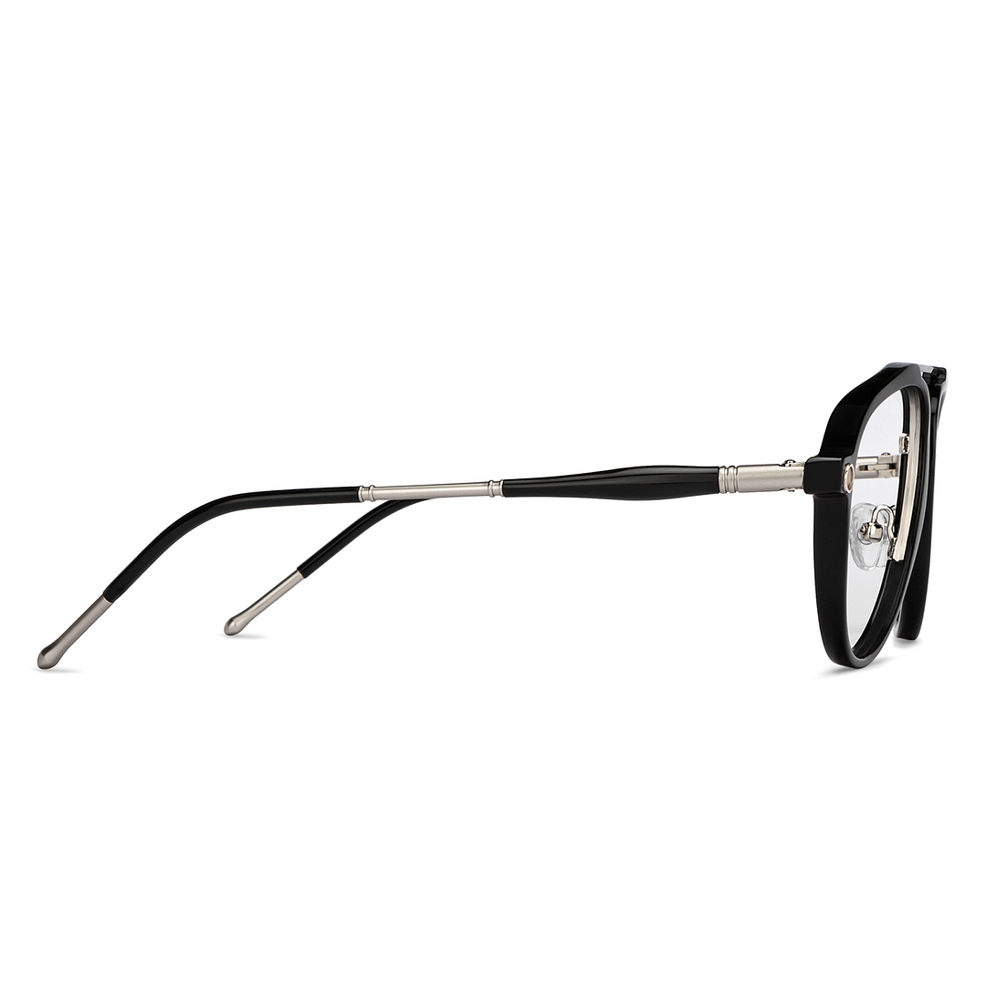 John Jacobs Online Silver Full Rim Aviator left side
