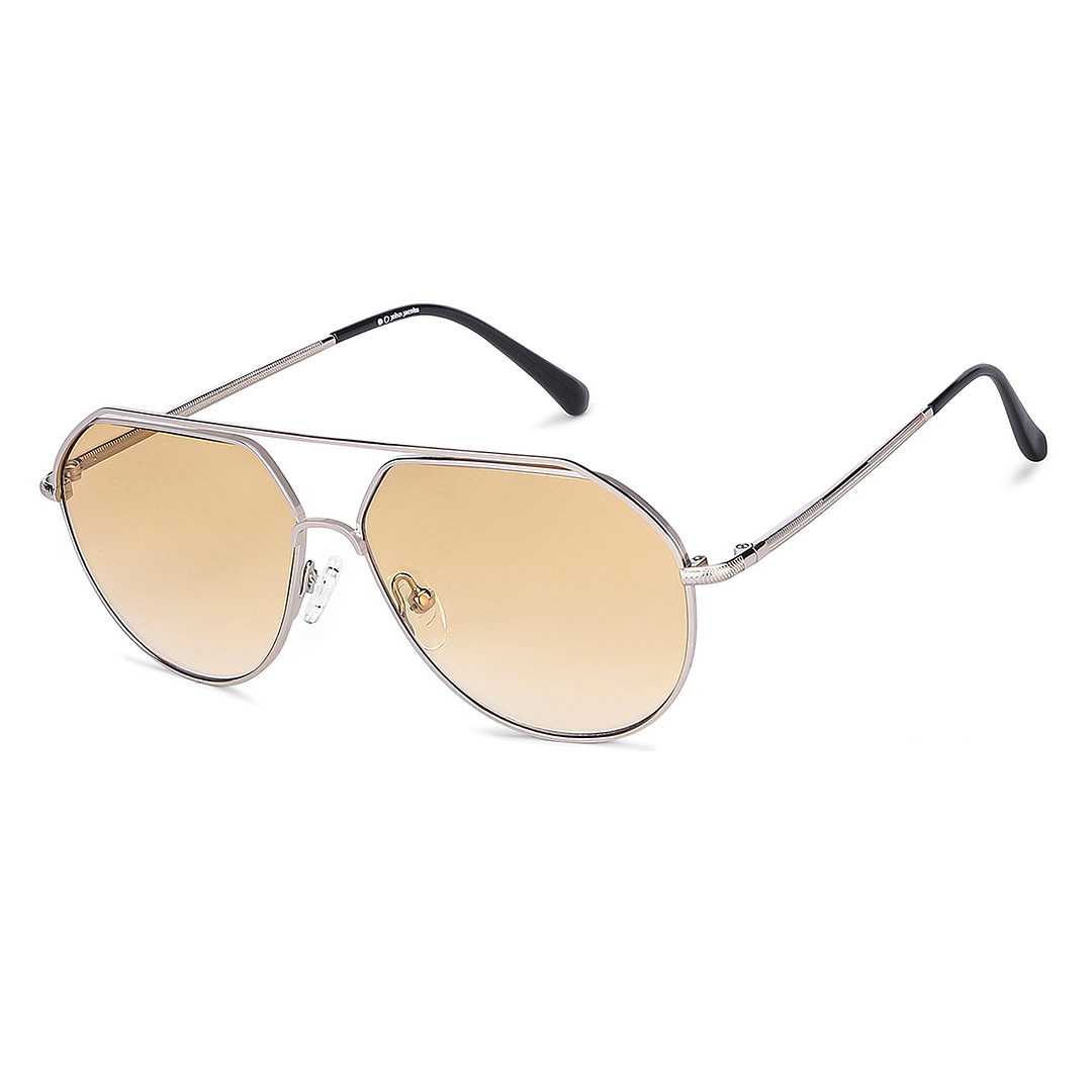 John Jacobs Online Silver Full Rim Aviator left side
