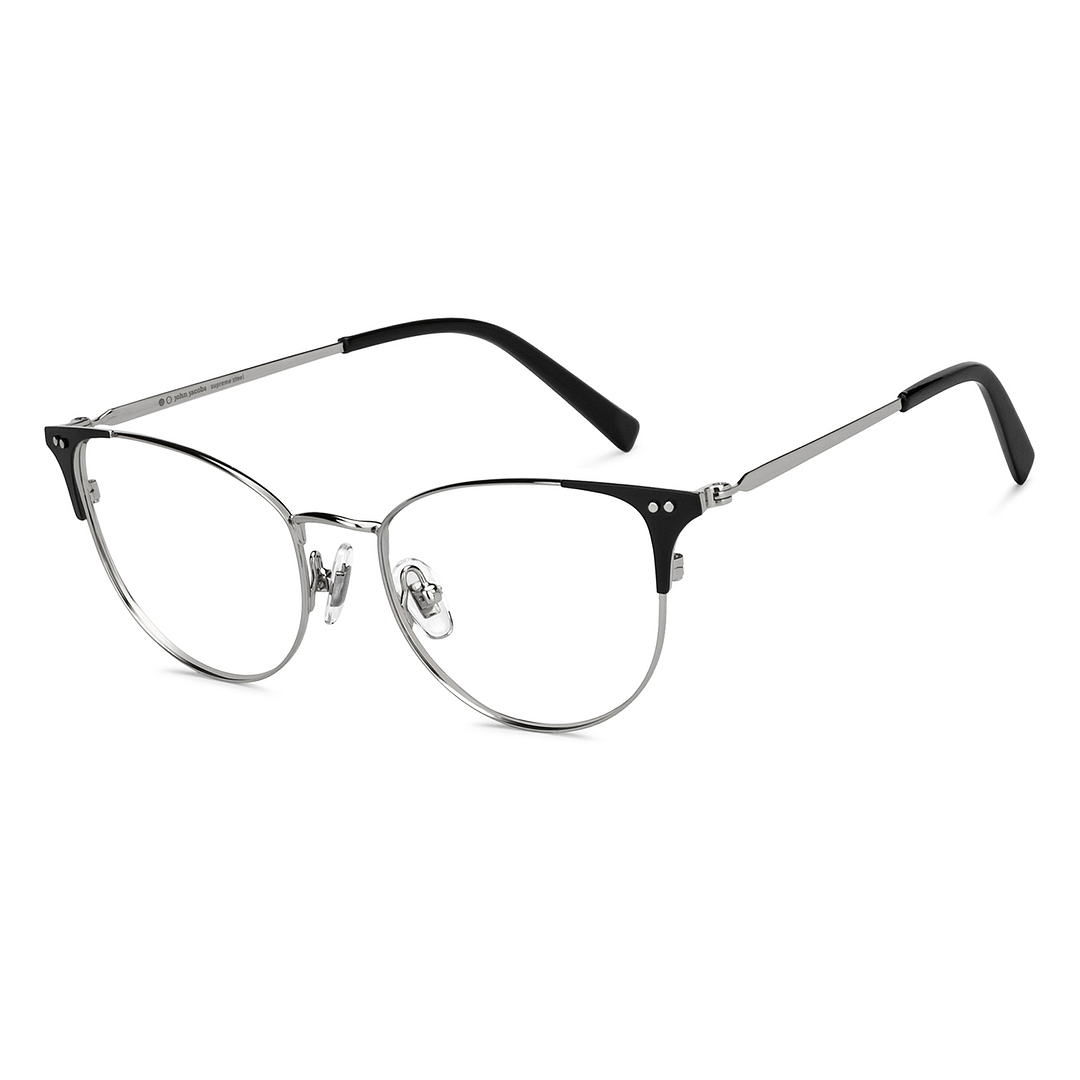 John Jacobs Online Silver Full Rim Cat Eye right side