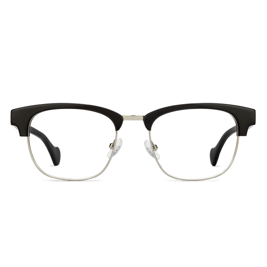 John Jacobs Silver Full Rim Clubmaster right side