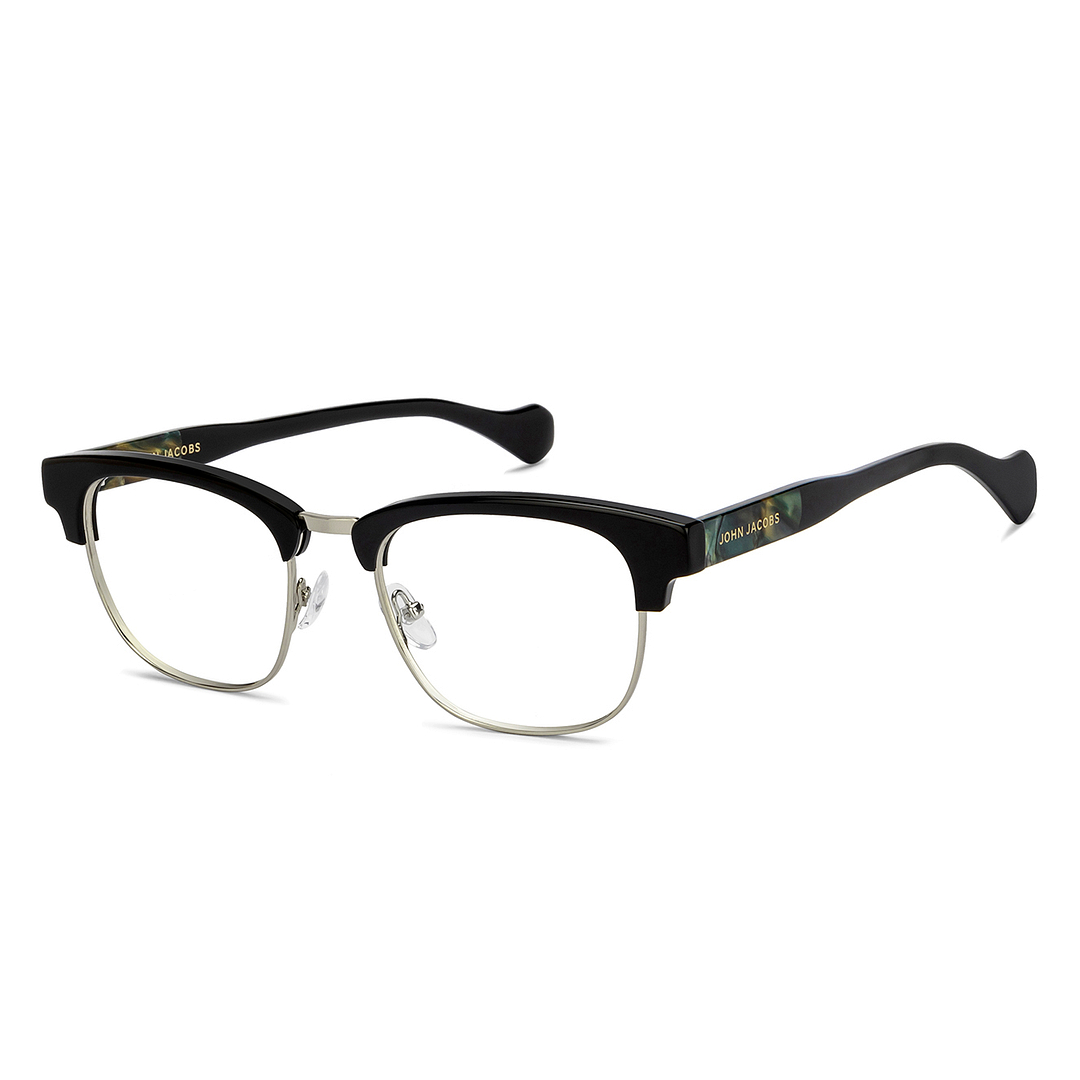 John Jacobs Silver Full Rim Clubmaster right side