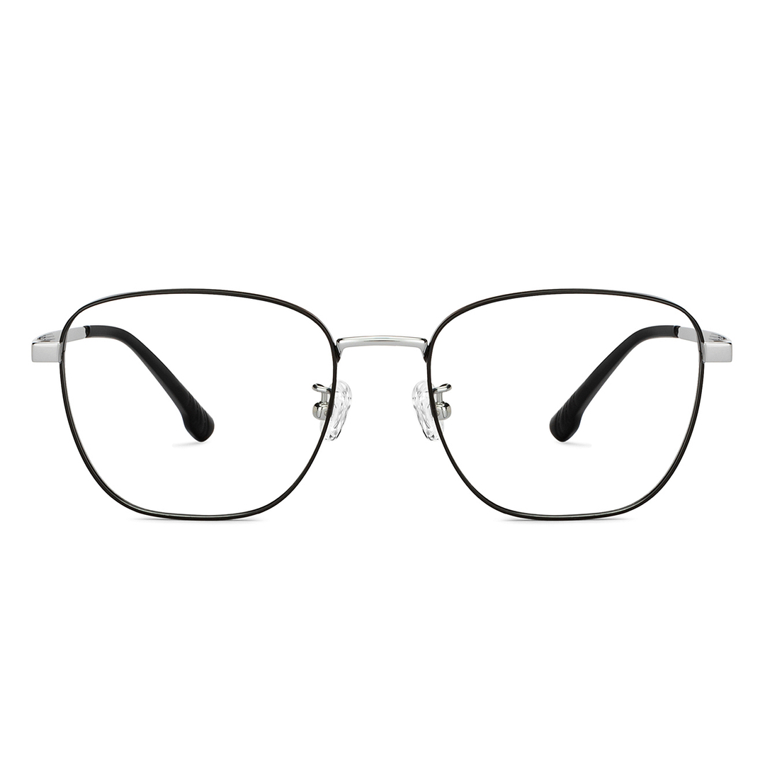 John Jacobs Silver Full Rim Square right side