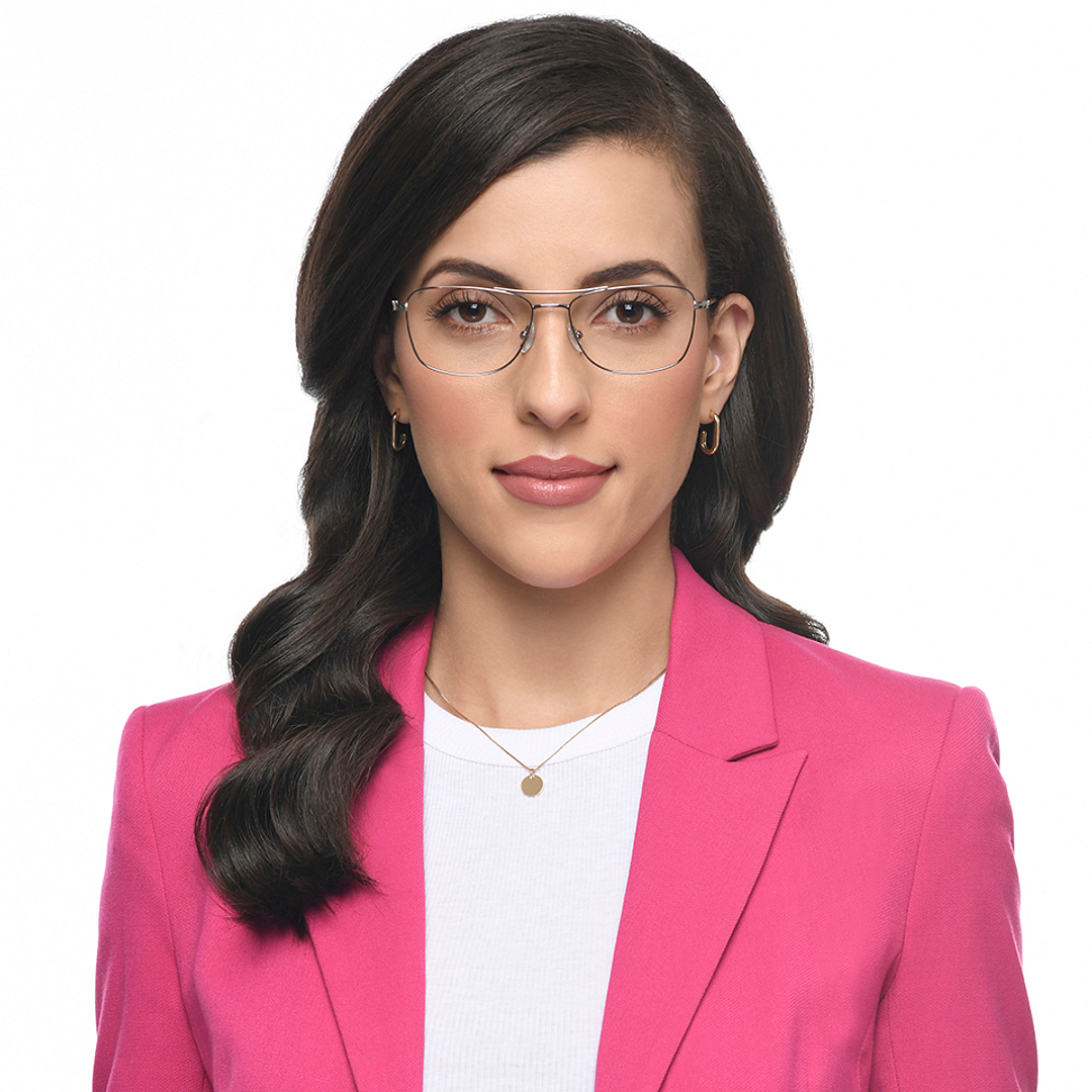 John Jacobs Online Silver Full Rim Square left side