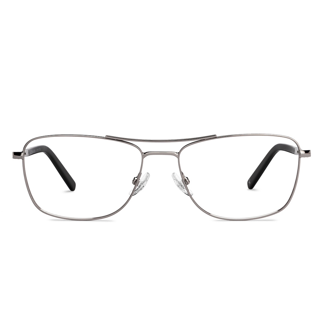 John Jacobs Online Silver Full Rim Square right side
